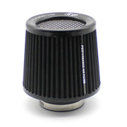 XH-UN077-079 Car High Flow Cold Cone Engine Air Intake Filter, Size:76mm(Black)