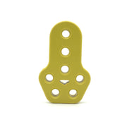 XH-6282 7 Holes Car Exhaust Hanger Bushing Muffler Rubber Insulator Mount Bracket(Yellow)