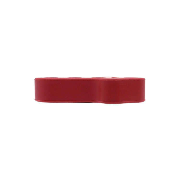 XH-6282 7 Holes Car Exhaust Hanger Bushing Muffler Rubber Insulator Mount Bracket(Red)