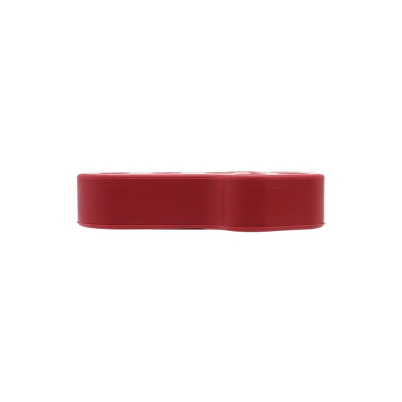 XH-6282 7 Holes Car Exhaust Hanger Bushing Muffler Rubber Insulator Mount Bracket(Red)