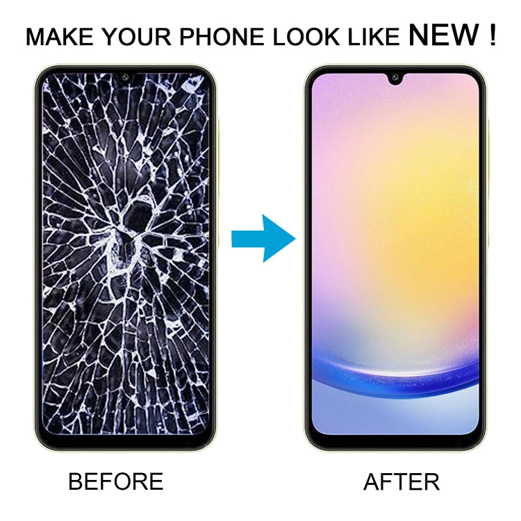 For Samsung Galaxy A25 SM-A256B Original LCD Screen Digitizer Full Assembly with Frame