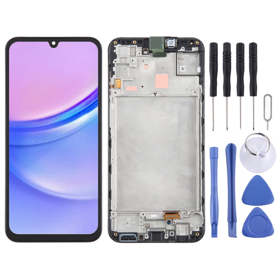 For Samsung Galaxy A15 5G SM-A156B Original LCD Screen Digitizer Full Assembly with Frame