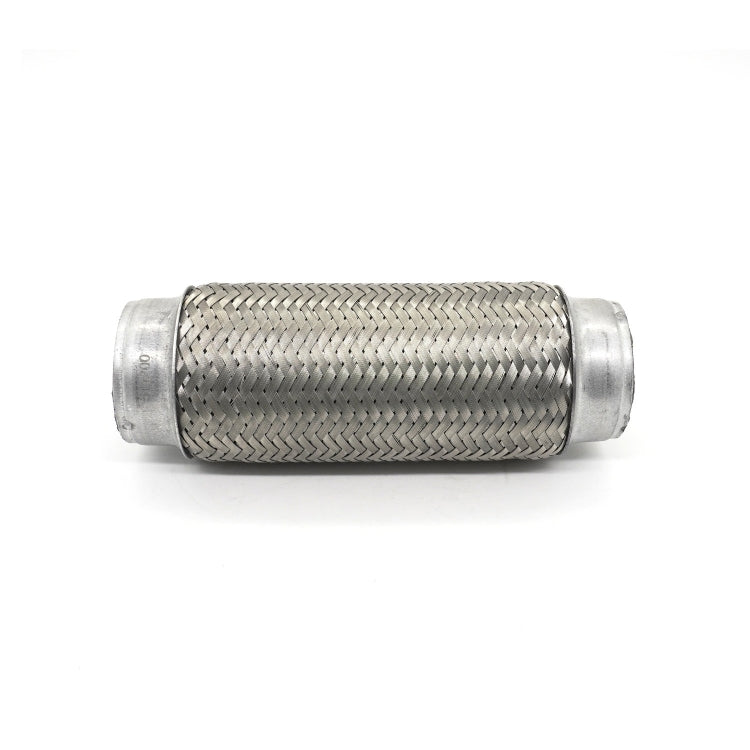 XH-6172 Car Muffler Exhaust Pipe Silencer Nozzle Stainless Steel Exhaust, Size:76mm(Silver)