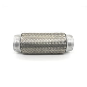 XH-6172 Car Muffler Exhaust Pipe Silencer Nozzle Stainless Steel Exhaust, Size:76mm(Silver)