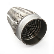 XH-6172 Car Muffler Exhaust Pipe Silencer Nozzle Stainless Steel Exhaust, Size:76mm(Silver)