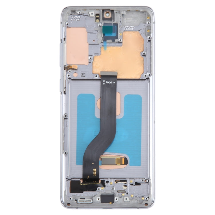 For Samsung Galaxy S20+ 4G/5G SM-G985/986 6.67 inch OLED LCD Screen Digitizer Full Assembly with Frame(Grey)