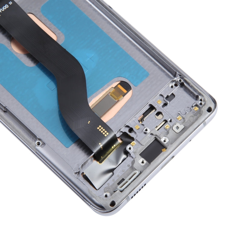 For Samsung Galaxy S20+ 4G/5G SM-G985/986 6.67 inch OLED LCD Screen Digitizer Full Assembly with Frame(Grey)