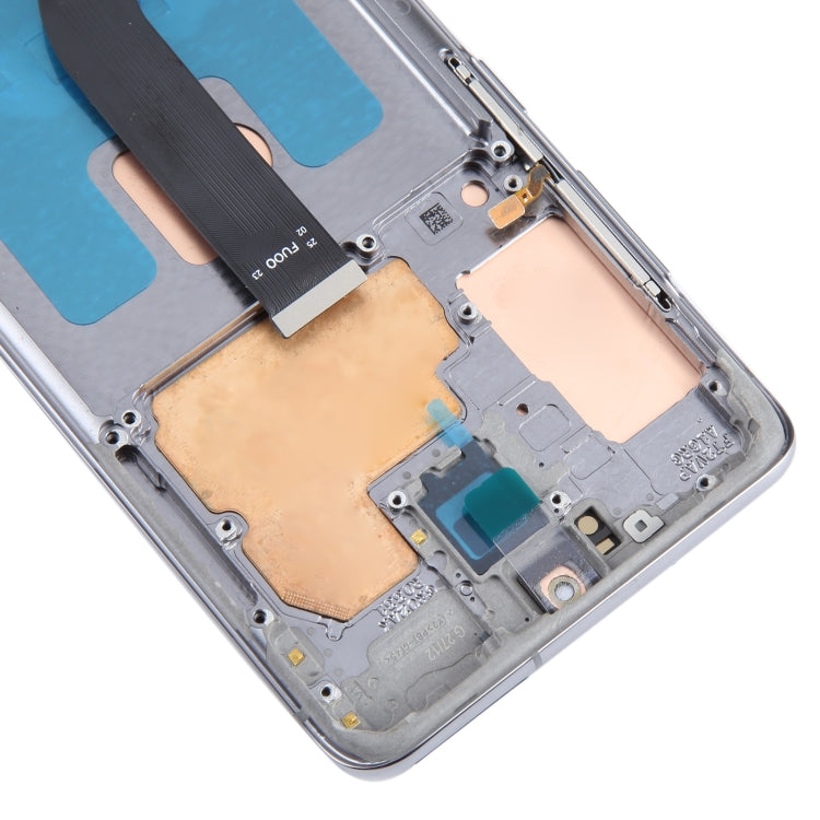 For Samsung Galaxy S20+ 4G/5G SM-G985/986 6.67 inch OLED LCD Screen Digitizer Full Assembly with Frame(Grey)