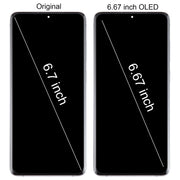 For Samsung Galaxy S20+ 4G/5G SM-G985/986 6.67 inch OLED LCD Screen Digitizer Full Assembly with Frame (Silver)