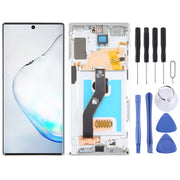For Samsung Galaxy Note10+ SM-N975 6.67 inch OLED LCD Screen Digitizer Full Assembly with Frame(Silver)