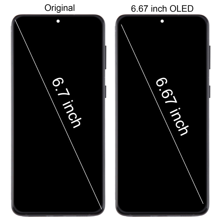 For Samsung Galaxy S21+ 5G SM-G996B 6.67 inch 6.67 inch OLED LCD Screen Digitizer Full Assembly with Frame(Pink)