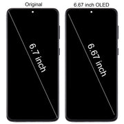 For Samsung Galaxy S21+ 5G SM-G996B 6.67 inch 6.67 inch OLED LCD Screen Digitizer Full Assembly with Frame(Silver)
