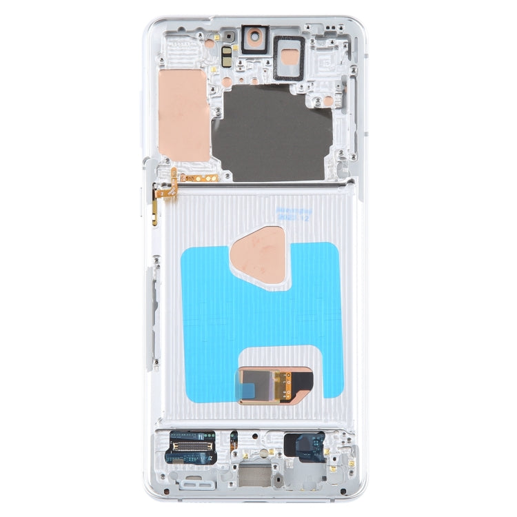 For Samsung Galaxy S21+ 5G SM-G996B 6.67 inch 6.67 inch OLED LCD Screen Digitizer Full Assembly with Frame(Silver)
