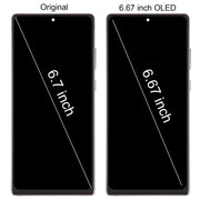 For Samsung Galaxy Note20 SM-N980 6.67 inch OLED LCD Screen Digitizer Full Assembly with Frame(Pink)