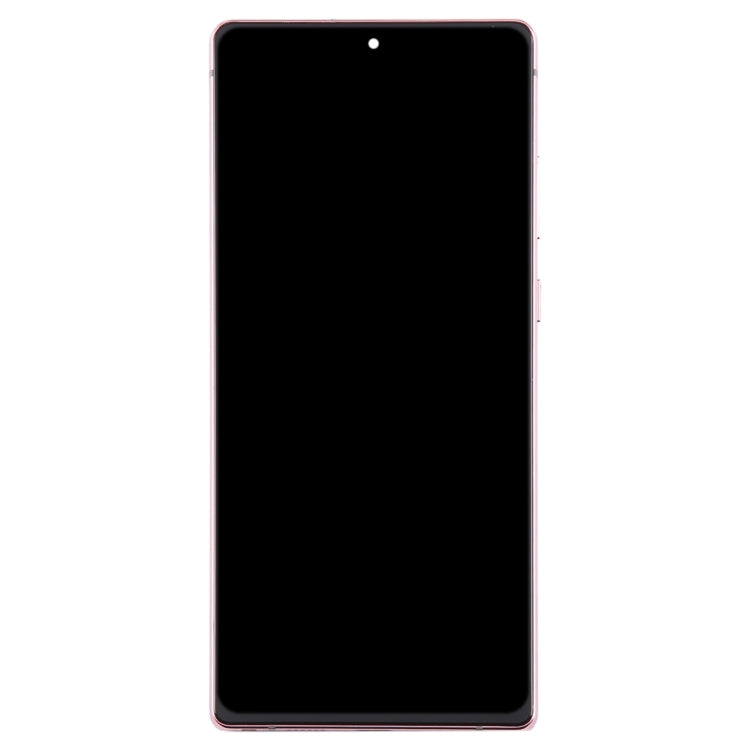 For Samsung Galaxy Note20 SM-N980 6.67 inch OLED LCD Screen Digitizer Full Assembly with Frame(Pink)