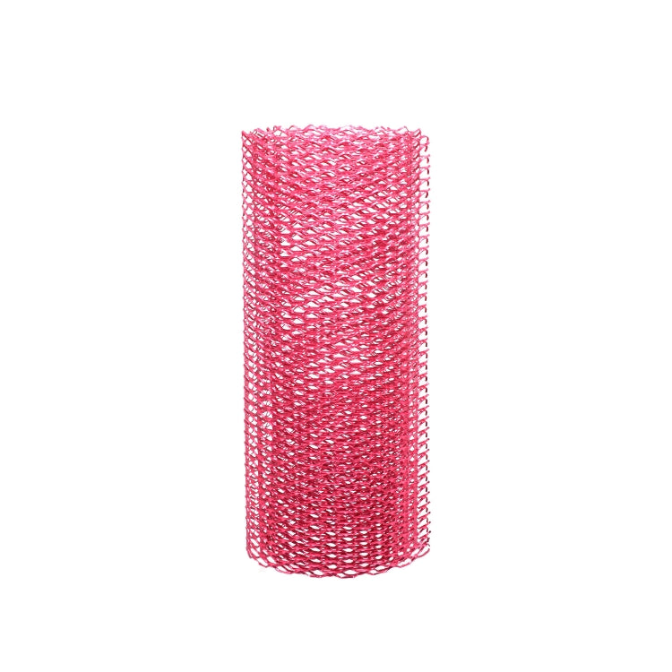 XH-6013 100x33cm Universal Car Grill Mesh Aluminum Alloy Grille Insert Bumper, Type:Small Hole(Red)
