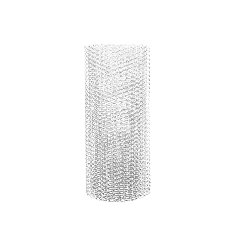 XH-6013 100x33cm Universal Car Grill Mesh Aluminum Alloy Grille Insert Bumper, Type:Small Hole(Silver)