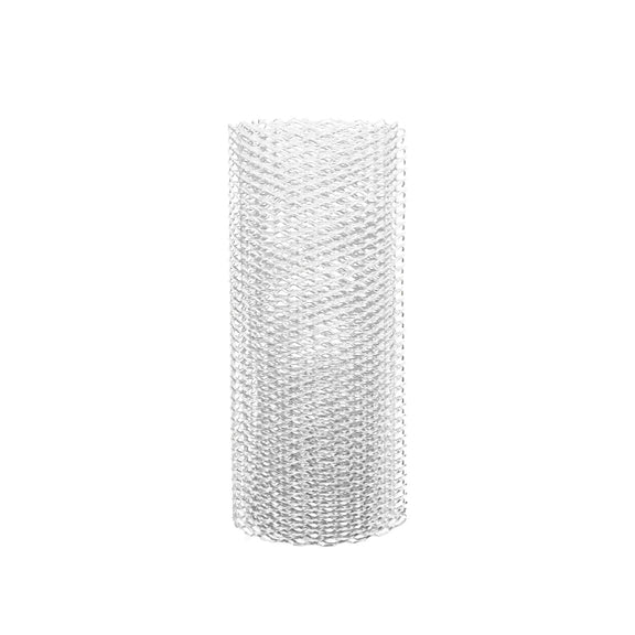 XH-6013 100x33cm Universal Car Grill Mesh Aluminum Alloy Grille Insert Bumper, Type:Small Hole(Silver)