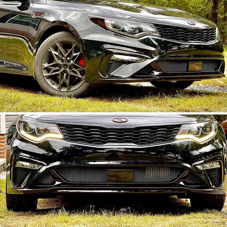 XH-6013 100x33cm Universal Car Grill Mesh Aluminum Alloy Grille Insert Bumper, Type:Small Hole(Red)
