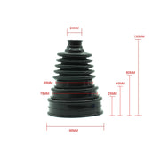 XH-6145 Car Steering Ball Rubber Dust Cover(Red)