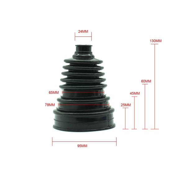 XH-6145 Car Steering Ball Rubber Dust Cover(Red)