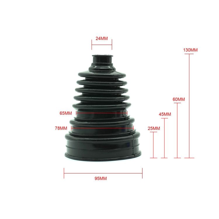 XH-6145 Car Steering Ball Rubber Dust Cover(Red)