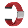 For Huawei Watch 4 / 4 Pro Nylon Braided Metal Buckle Watch Band(Red) - Watch Bands by PMC TechLife | Online Shopping South Africa | PMC TechLife | Buy Now Pay Later Mobicred