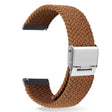For Huawei Watch 4 / 4 Pro Nylon Braided Metal Buckle Watch Band(Brown) - Watch Bands by PMC TechLife | Online Shopping South Africa | PMC TechLife