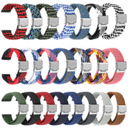 For Huawei Watch 4 / 4 Pro Nylon Braided Metal Buckle Watch Band(Space Grey)