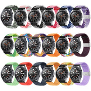 For Huawei Watch 4 / 4 Pro Nylon Braided Metal Buckle Watch Band(Space Grey)