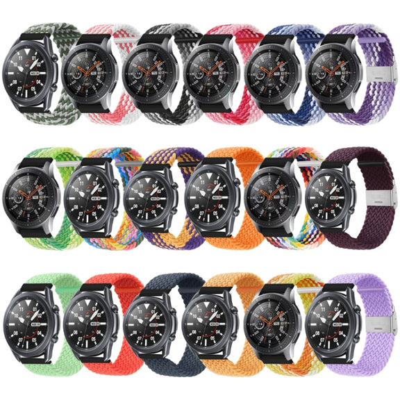 For Huawei Watch 4 / 4 Pro Nylon Braided Metal Buckle Watch Band(Space Grey)