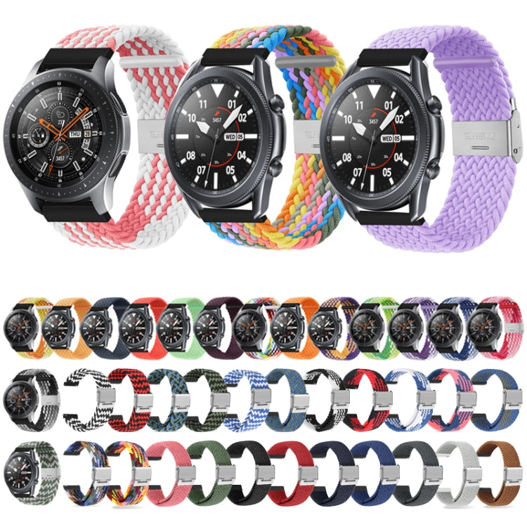 For Huawei Watch 4 / 4 Pro Nylon Braided Metal Buckle Watch Band(Space Grey)