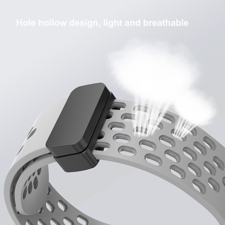 For Huawei Watch 4 / 4 Pro Magnetic Clasp Silicone Watch Band(Cloud Grey)