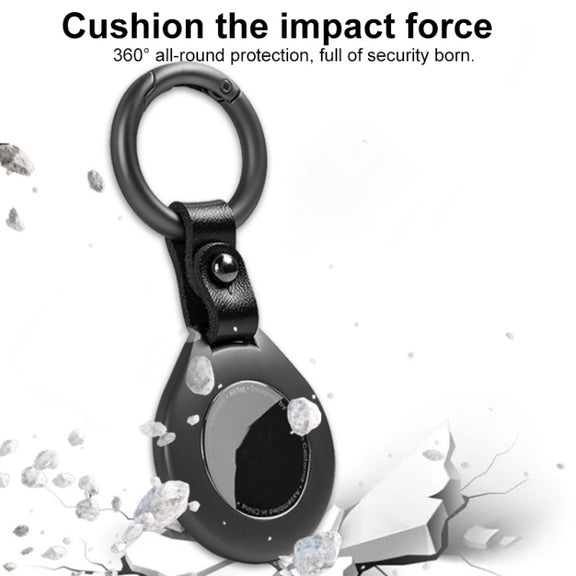 Anti-lost Tracker Positioning Alloy Protective Case For AirTag(White)