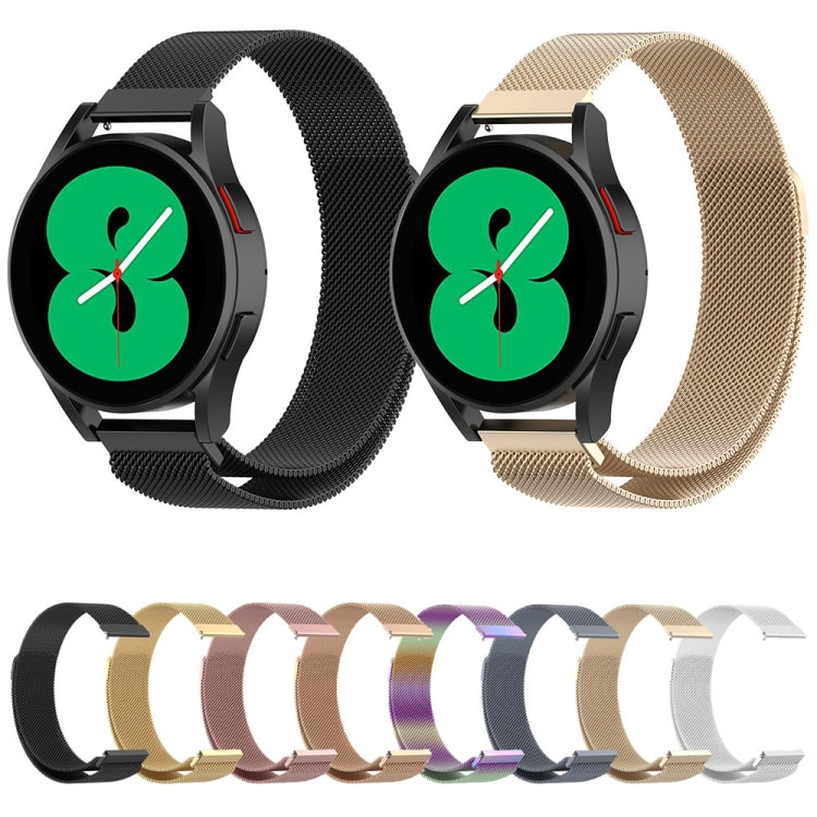 For Huawei Watch 4 / 4 Pro Milan Magnetic Metal Watch Band(Black)