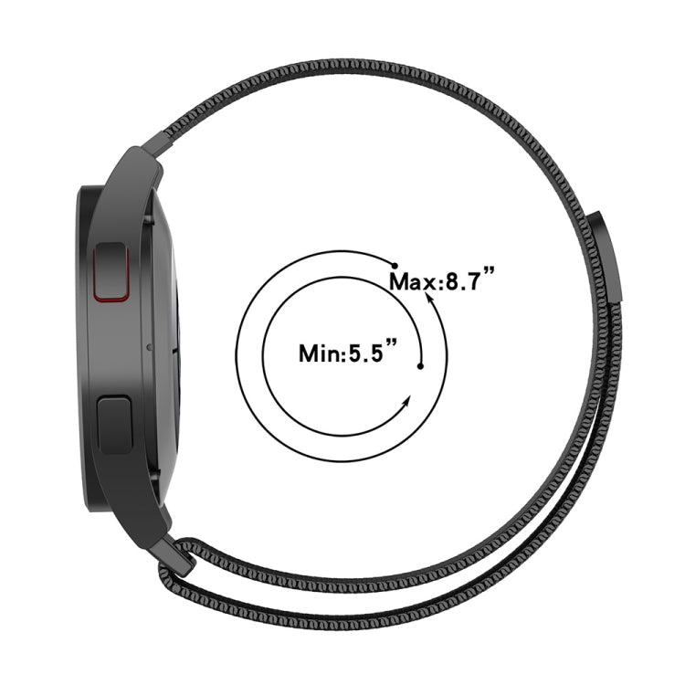 For Huawei Watch 4 / 4 Pro Milan Magnetic Metal Watch Band(Black)