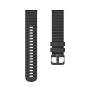 For Huawei Watch 4 / 4 Pro Wavy Dot Pattern Solid Color Silicone Watch Band(Black)