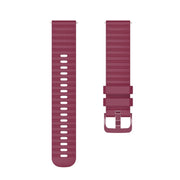 For Huawei Watch 4 / 4 Pro Wavy Dot Pattern Solid Color Silicone Watch Band(Wine Red)