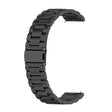 For Huawei Watch 4 / 4 Pro Three Bead Stainless Steel Watch Band(Black) - Watch Bands by PMC TechLife | Online Shopping South Africa | PMC TechLife | Buy Now Pay Later Mobicred
