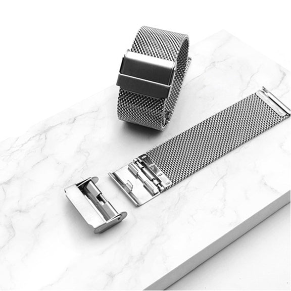 For Huawei Watch 4 / 4 Pro Milan Steel Mesh Double Buckle Watch Band(Starlight Color)