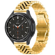 For Huawei Watch 4 / 4 Pro Five Bead Stainless Steel Watch Band(Gold) - Watch Bands by PMC TechLife | Online Shopping South Africa | PMC TechLife