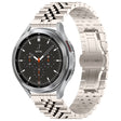 For Huawei Watch 4 / 4 Pro Five Bead Stainless Steel Watch Band(Starlight Color) - Watch Bands by PMC TechLife | Online Shopping South Africa | PMC TechLife