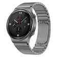 For Huawei Watch 4 / 4 Pro One Bead Stainless Steel Watch Band(Grey) - Watch Bands by PMC TechLife | Online Shopping South Africa | PMC TechLife