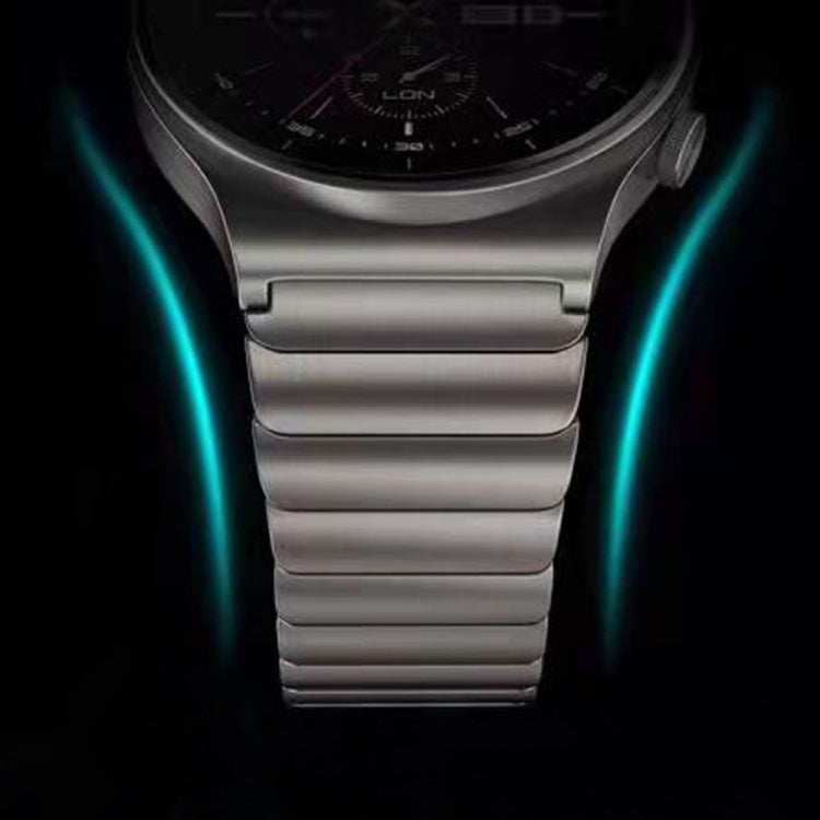 For Huawei Watch 4 / 4 Pro One Bead Stainless Steel Watch Band(Grey)