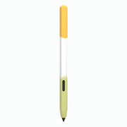 For Samsung Galaxy Tab S6 Lite LOVE MEI Rainbow Liquid Silicone Protective Pen Case(Yellow)