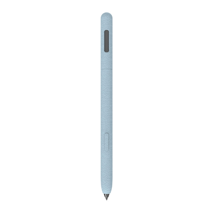 For Samsung Galaxy Tab S7 LOVE MEI Frosted Leather Texture Silicone Protective Pen Case(Blue)