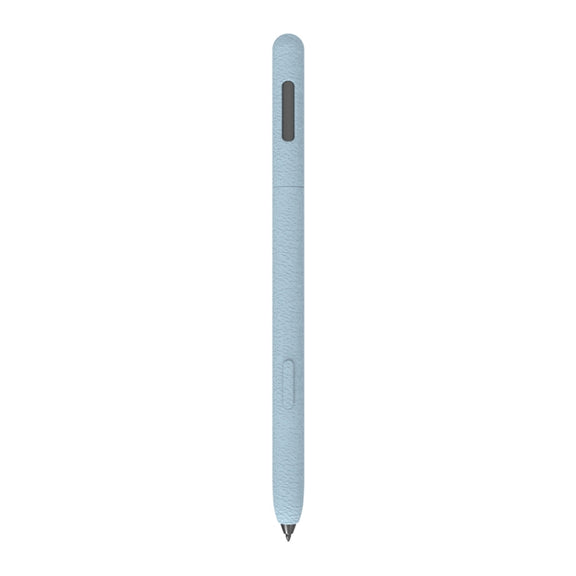 For Samsung Galaxy Tab S7 LOVE MEI Frosted Leather Texture Silicone Protective Pen Case(Blue)