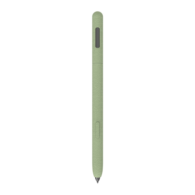 For Samsung Galaxy Tab S7 LOVE MEI Frosted Leather Texture Silicone Protective Pen Case(Green)