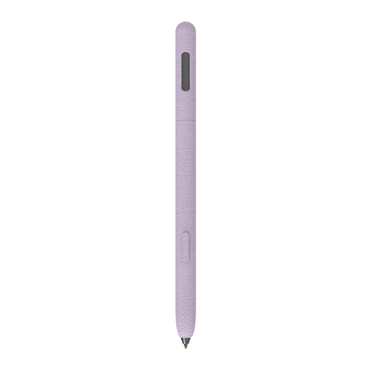 For Samsung Galaxy Tab S7 LOVE MEI Frosted Leather Texture Silicone Protective Pen Case(Purple)
