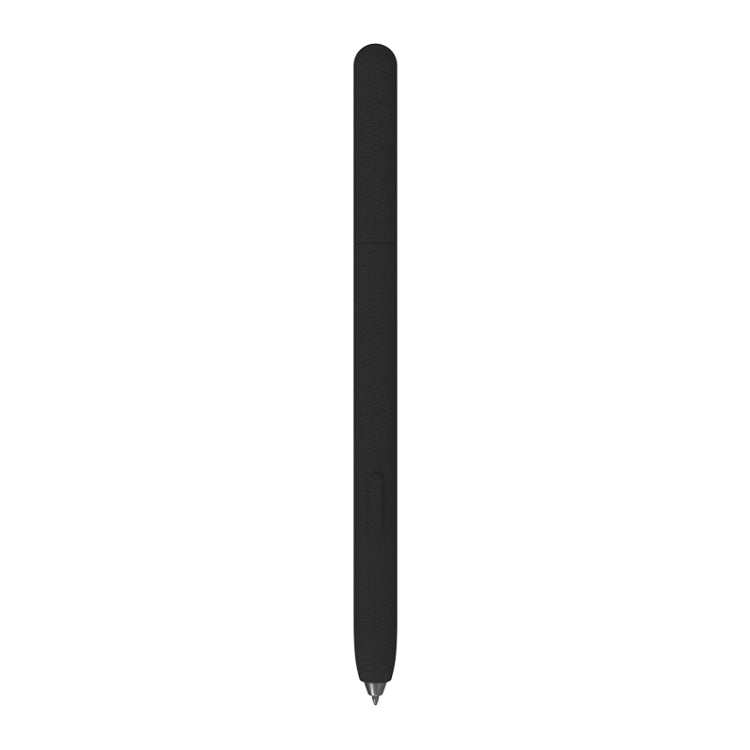 For Samsung Galaxy Tab S6 Lite LOVE MEI Frosted Leather Texture Silicone Protective Pen Case(Black)